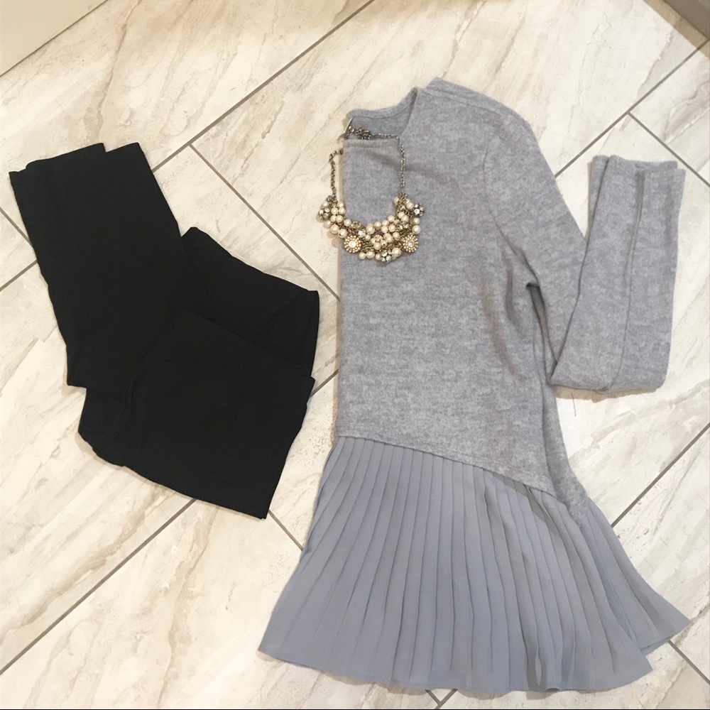 LC Lauren Conrad Peplum Top